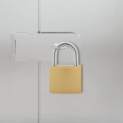 vidaXL U Lock avec Clés 6 pcs Laiton Fer