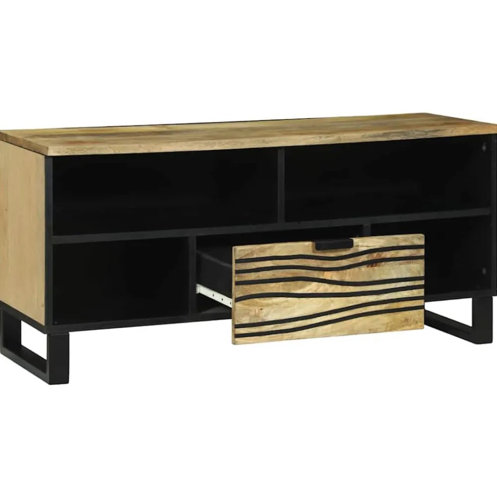 vidaXL Unites TV avec tiroir Marron 105 x 33 x 46 cm Bois d'ingénierie