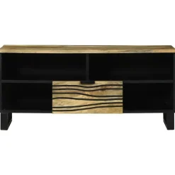 vidaXL Unites TV avec tiroir Marron 105 x 33 x 46 cm Bois d'ingénierie