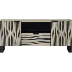 Meubles Tv|Armoires & Meubles De Rangement-vidaXL Unites TV avec tiroir 105 x 33 x 46 cm Bois d'ingénierie Blanc