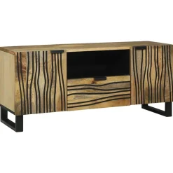 vidaXL Unites TV avec tiroir Marron 105 x 33 x 46 cm Bois d'ingénierie
