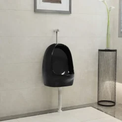 vidaXL Uri suspendu avec valve de chasse d'eau Céramique
