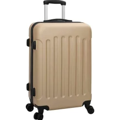 Bagages & Maroquinerie-vidaXL Valise 3 pcs 50 x 31 x 78 cm Plastic ABS Champagne