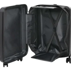 Bagages & Maroquinerie-vidaXL Valise avec verrouillage 34 x 23 x 55.5 cm Plastic ABS Noir