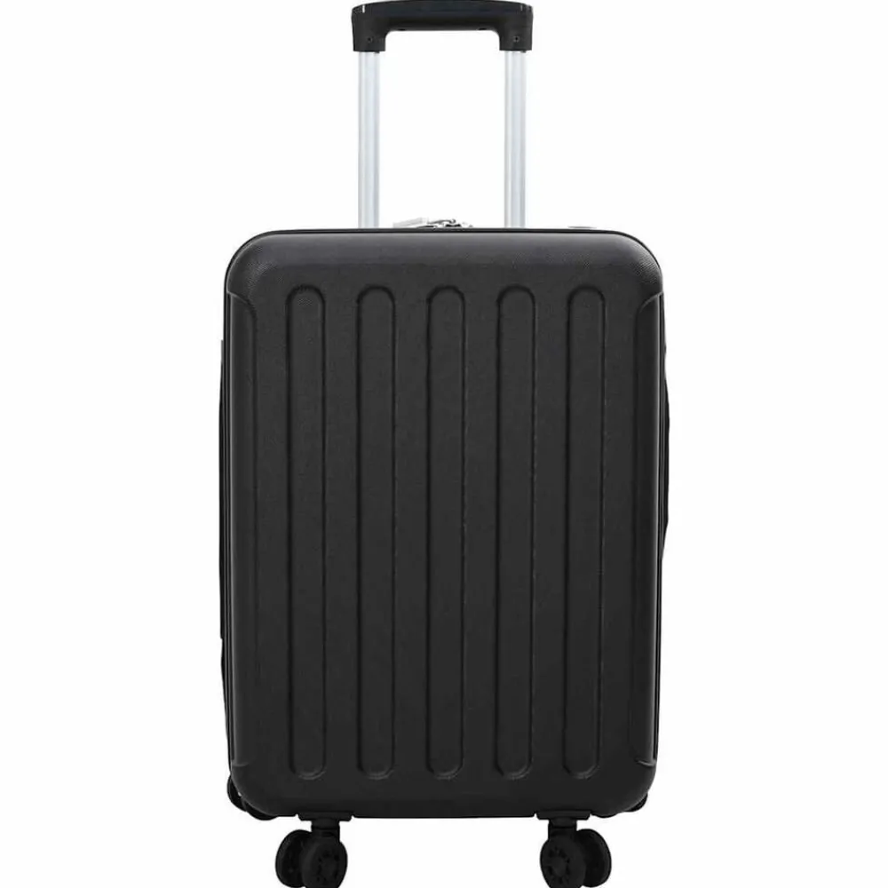 Bagages & Maroquinerie-vidaXL Valise avec verrouillage 34 x 23 x 55.5 cm Plastic ABS Noir