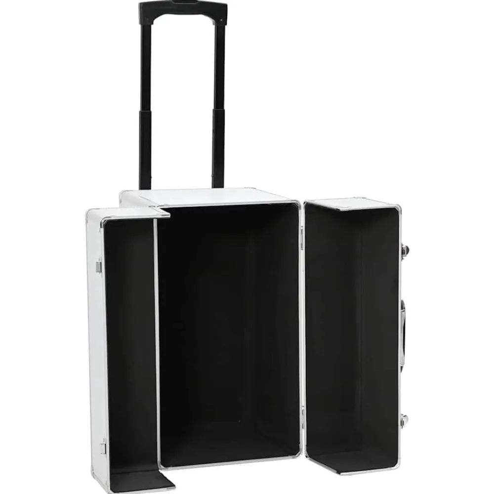Bagages & Maroquinerie-vidaXL Valise de pilote 47 x 39 x 27 cm Argenté Aluminium