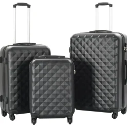 vidaXL Valise rigide 3 pcs ABS