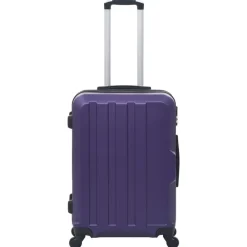 Bagages & Maroquinerie-vidaXL Valise rigide 3 pcs ABS Violet