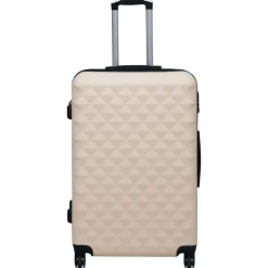 Bagages & Maroquinerie-vidaXL Valise rigide ABS Doré