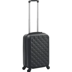 Bagages & Maroquinerie-vidaXL Valise rigide ABS Noir