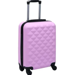 Bagages & Maroquinerie-vidaXL Valise rigide ABS Rose
