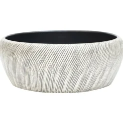 vidaXL Vasque à poser rond Φ41x14 cm céramique