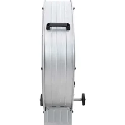 vidaXL Ventilateur tambour avec roue Argenté 79 x 37 x 82 cm Aluminium