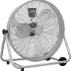Appareils Électroménagers-vidaXL Ventilateur tambour avec roue Argenté 73 x 42 x 70 cm Aluminium