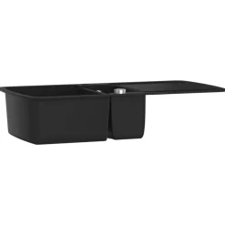 vidaXL Évier de cuisine en granit Double bac