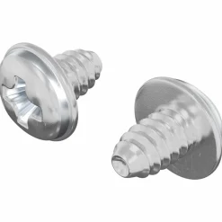 vidaXL Vis de verrouillage 2 pcs Argenté M4 x 5 mm Fer