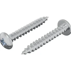 vidaXL Vis en bois 2 pcs Argenté M4 x 28 mm Fer