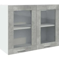vidaXL Vitrine suspendue "Lyon" 80 x 31 x 60 cm