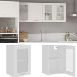 vidaXL Vitrine suspendue "Lyon" 40 x 31 x 60 cm Bois d'ingénierie