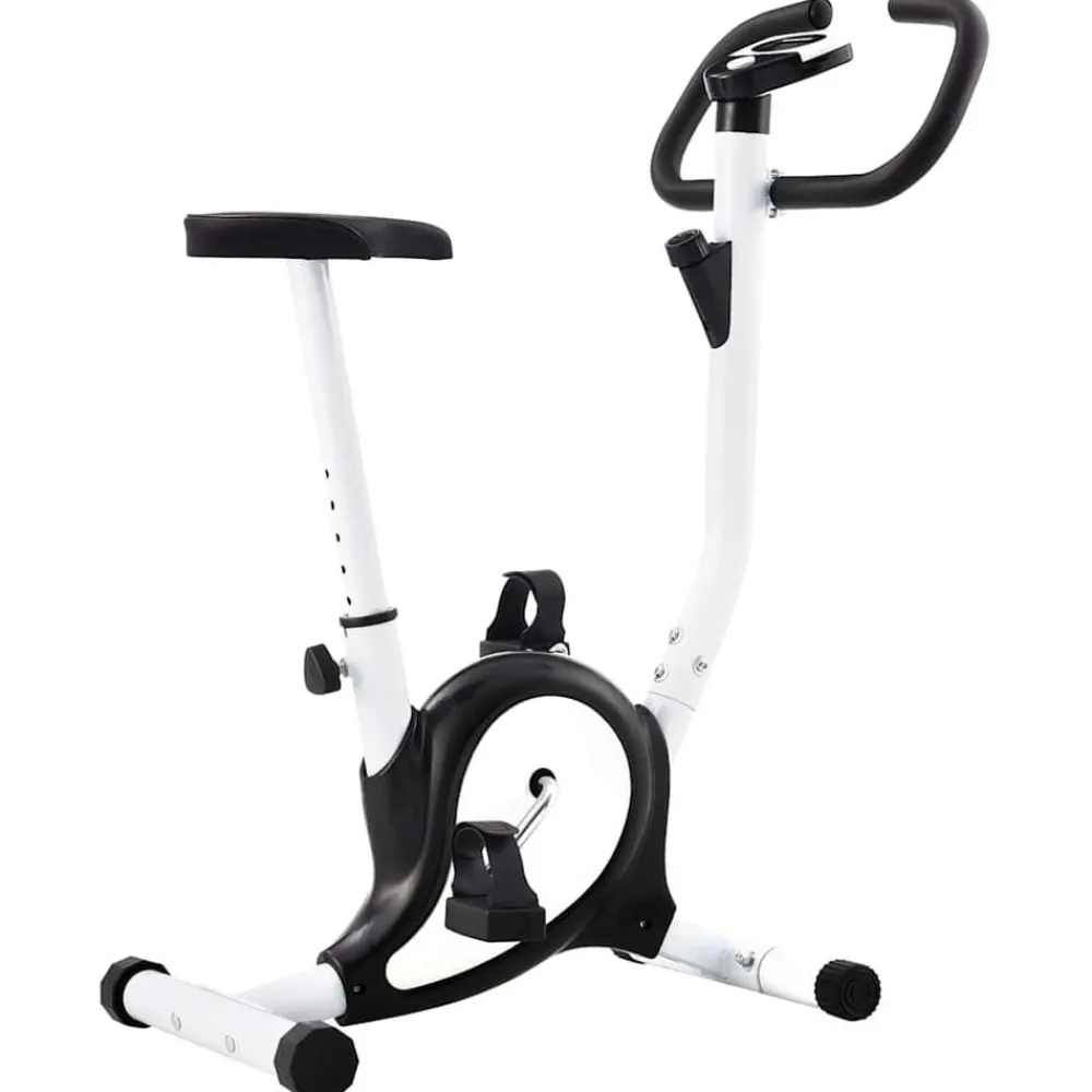 Entraînement & Fitness-vidaXL Vélo d'appartement avec résistance à courroie Noir