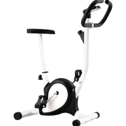 Entraînement & Fitness-vidaXL Vélo d'appartement avec résistance à courroie Noir