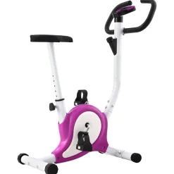 Entraînement & Fitness-vidaXL Vélo d'appartement avec résistance à courroie Violet