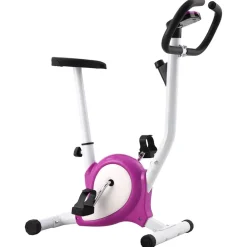 Entraînement & Fitness-vidaXL Vélo d'appartement avec résistance à courroie Violet