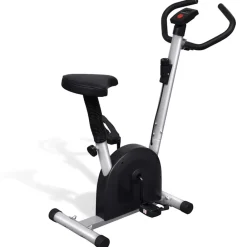 Entraînement & Fitness-vidaXL Vélo d'appartement avec selle Noir