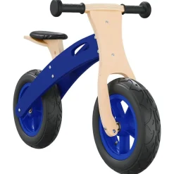 Jouets-vidaXL Vélo d'équilibre pour enfants avec pneus pneumatiques Bleu