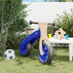 Jouets-vidaXL Vélo d'équilibre pour enfants avec pneus pneumatiques Bleu