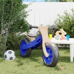 Jouets-vidaXL Vélo d'équilibre pour enfants avec pneus pneumatiques Bleu