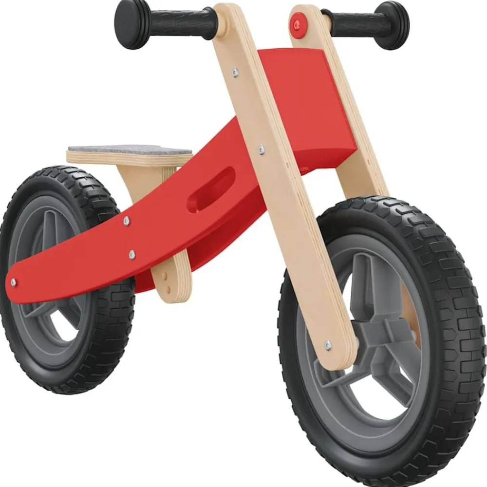 Jouets-vidaXL Vélo d'équilibre pour enfants Rouge
