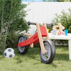 Jouets-vidaXL Vélo d'équilibre pour enfants Rouge