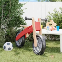 Jouets-vidaXL Vélo d'équilibre pour enfants Rouge