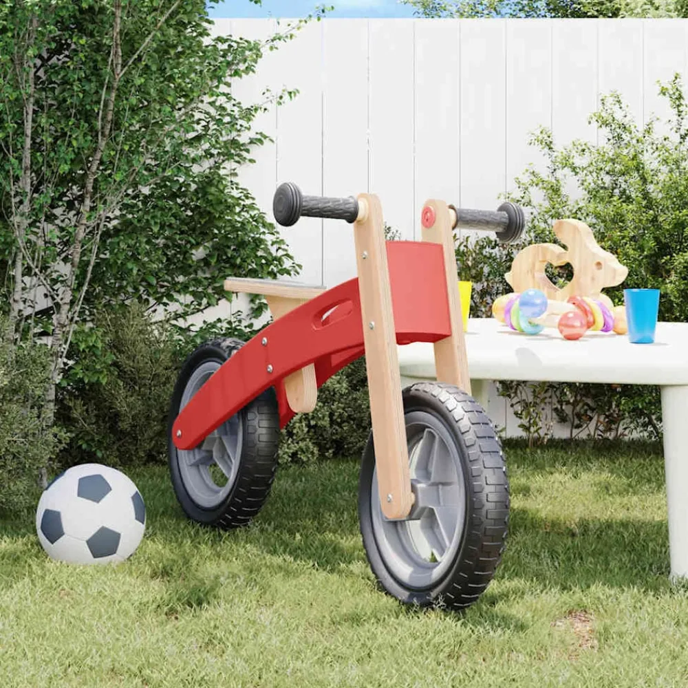 Jouets-vidaXL Vélo d'équilibre pour enfants Rouge