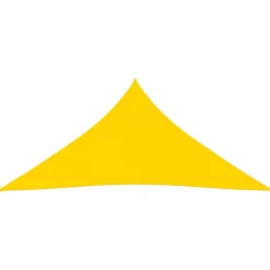 Pelouses & Jardins-vidaXL Voile de parasol tissu oxford triangulaire 3,6x3,6x3,6 m Jaune
