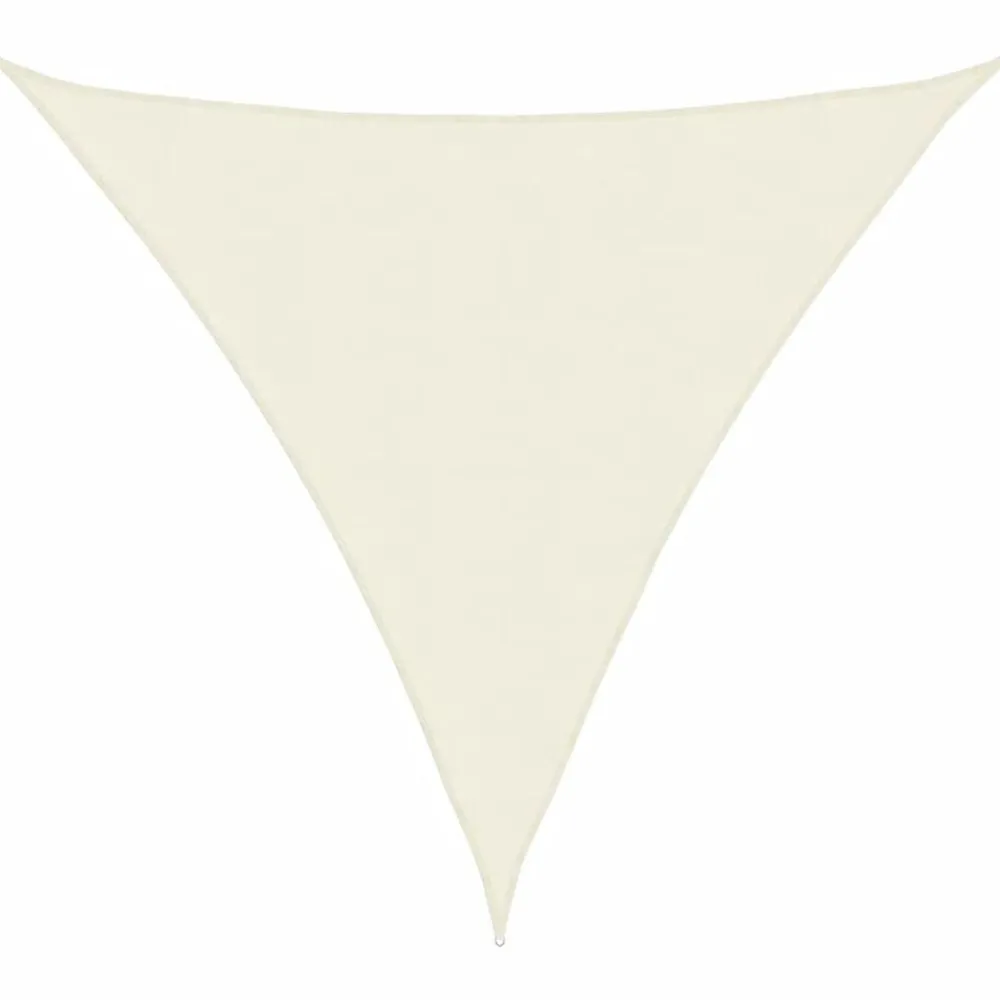 vidaXL Voile de parasol tissu oxford triangulaire 3,6x3,6x3,6 m crème