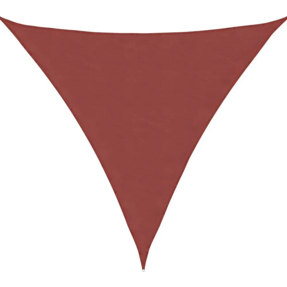 Pelouses & Jardins-vidaXL Voile de parasol tissu oxford triangulaire 3,6x3,6x3,6 m Terre cuite