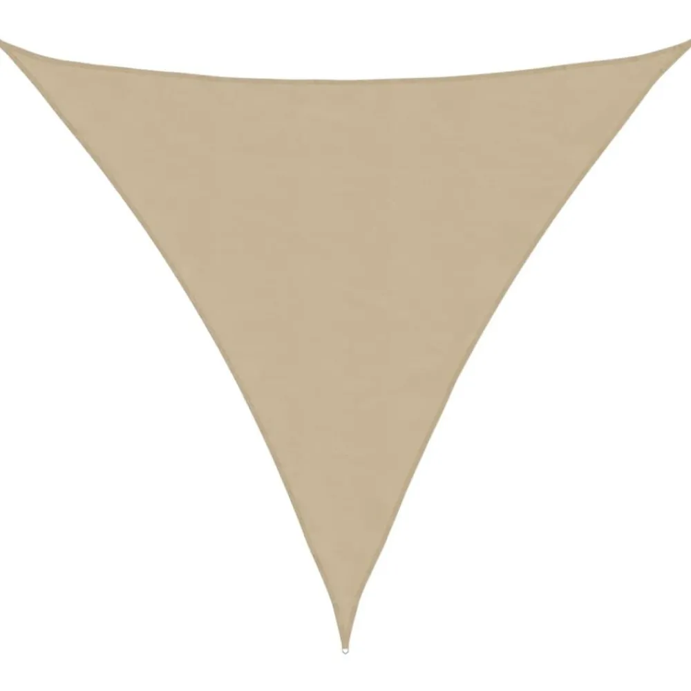 Pelouses & Jardins-vidaXL Voile de parasol tissu oxford triangulaire 3,6x3,6x3,6 m Beige