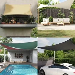 vidaXL Voile de parasol tissu oxford triangulaire 3,6x3,6x3,6 m
