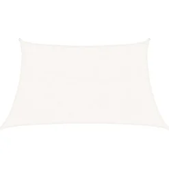 Pelouses & Jardins-vidaXL Voile d'ombrage 160 g/m² 3/4x2 m PEHD Blanc