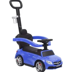 Jouets-vidaXL Voiture à pousser Mercedes-Benz C63 Bleu