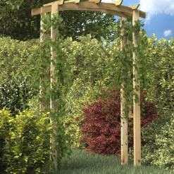 Pelouses & Jardins-vidaXL Voûte en treillis 150x60x210 cm Bois