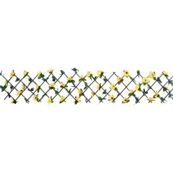 vidaXL Treillis de lierre artificiel extensible jaune 180x20 cm