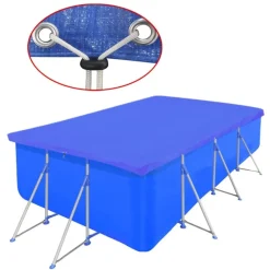 vidaXL vidXL Couverture de piscine PE Rectangulaire g/m² 394 x 207 cm